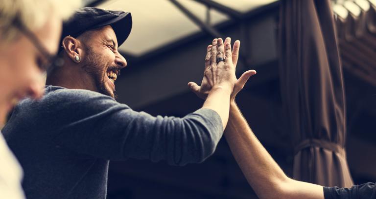 high-five