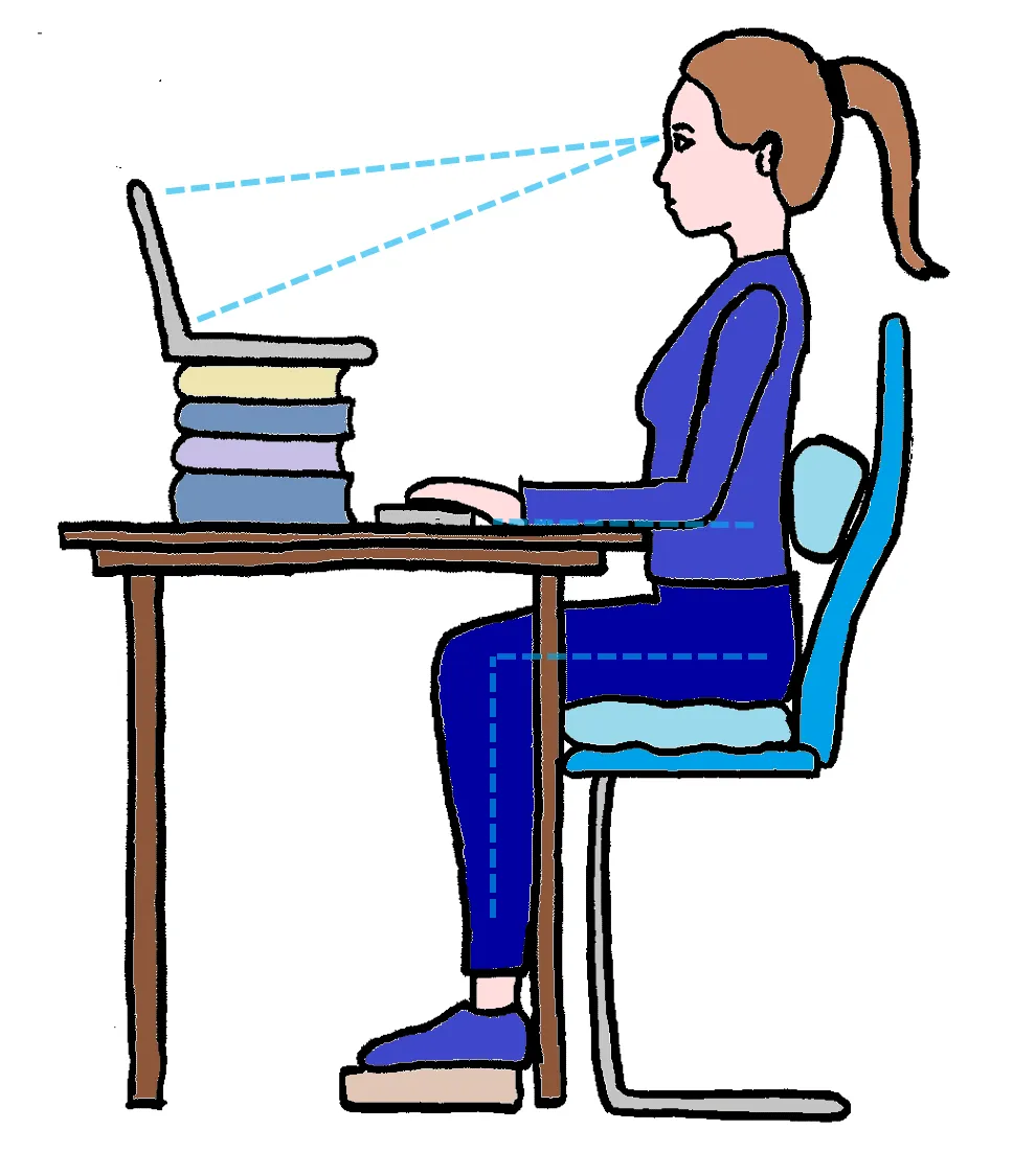 Voorbeeld van een goede thuiswerkplek