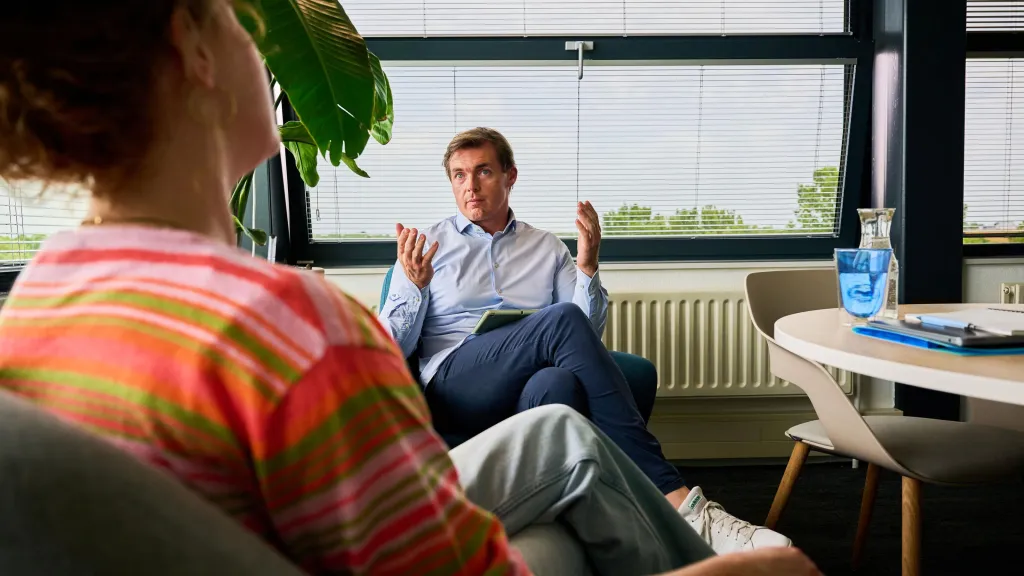 Vertrouwenspersoon in gesprek