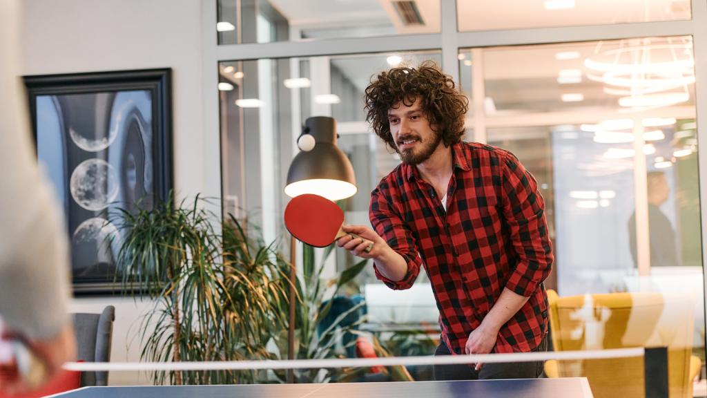 Collega die tafeltennist