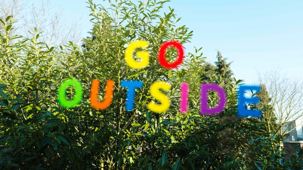  Go outside