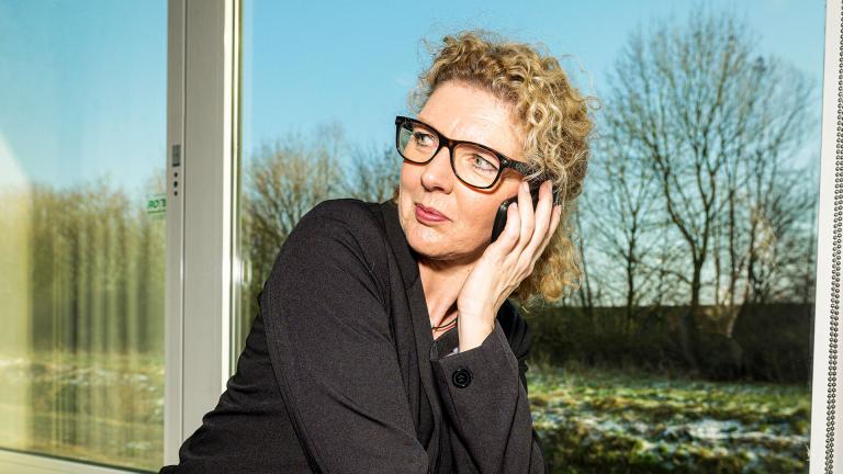 bellen-vrouw