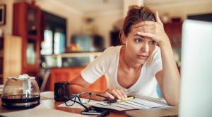 Medewerker met stress