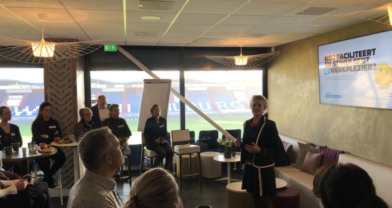 Kennissessie Van Werkstress naar Werkplezier goed bezocht