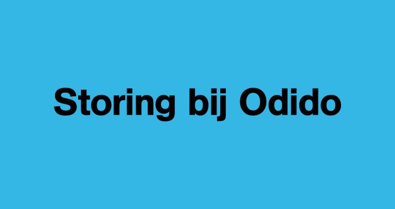 Tekst met storing bij Odido