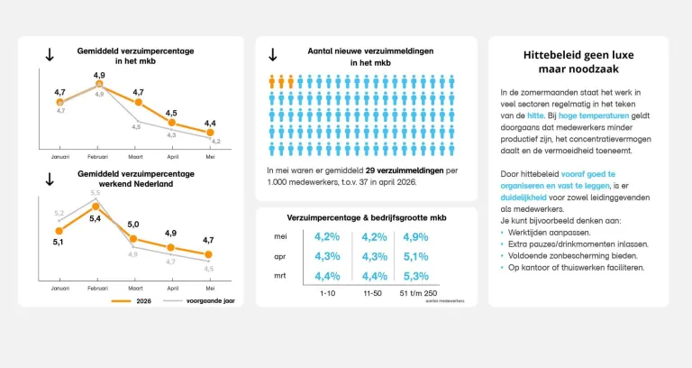 Infographic verzuimcijfers