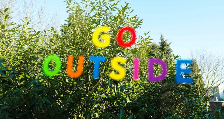  Go outside